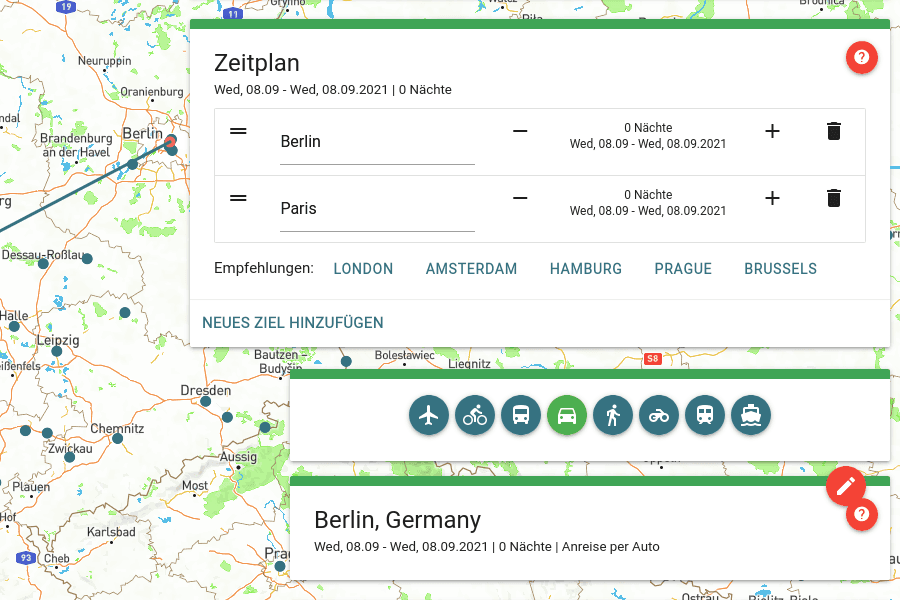 Individuelle Reiseplanung mit unserem Reiseplaner